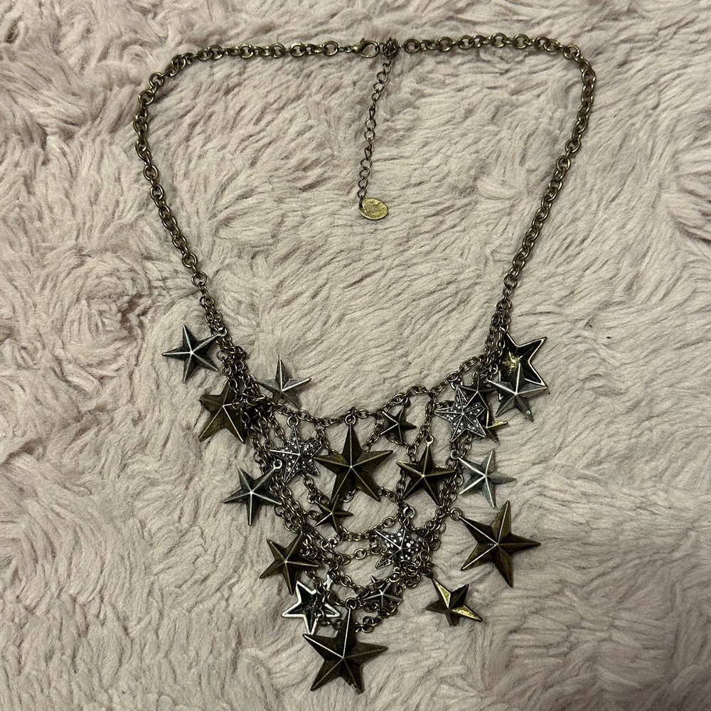 Star necklace bronze color - Picture 1 of 3